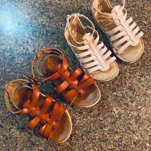Two pairs of toddler Sandals